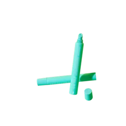 15mm 0.3oz/10ml PE Lip Balm Tube with Slant Tip Applicator