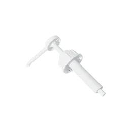 Tamper Evident Ribbed 54-410 Food Grade PP Dispensing Pump for High Viscosity Liquids 15cc Output