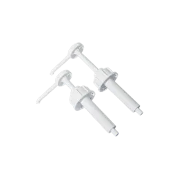 Tamper Evident Ribbed 54-410 Food Grade PP Dispensing Pump for High Viscosity Liquids 30cc Output