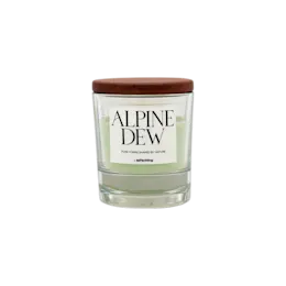 240ml / 8.12 oz Straight Sided Glass Candle Jar with FSC-Certified Wood Lid – Premium Sustainable Candle Packaging Set