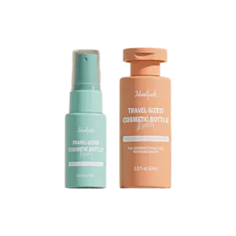 2oz/60ml 20-400 PET Cylinder Bottle with Smooth Flat Flip Top Cap