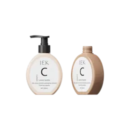 6.8oz/200ml 24-400 PET Flat Oval Bottle with PP Lotion Pump