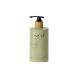 8.5oz/250ml 24-400 PE Cylinder Bottle with PP Lotion Pump