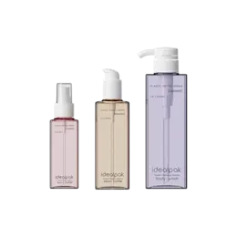 16.9oz/500ml 32-400 Rectangular PET Bottle with PP Contoured Lock-Down Lotion Pump