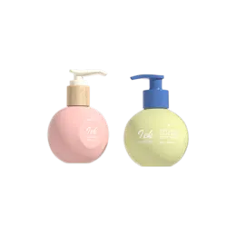 6.1oz/180ml 24-400 PE Spherical Bottle with PP Lotion Pump