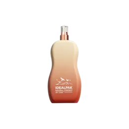 8.5oz  /250ml 24-400 HDPE Hourglass Bottle with PP Fine Mist Sprayer and Clear Overcap