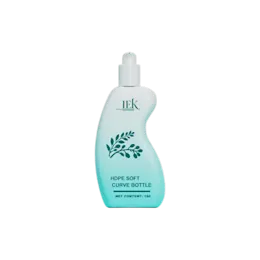 5.1oz/150ml 20-400 HDPE Ergonomic S-Curve Bottle with PP Treatment Pump