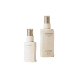 5.1oz/150ml 24-400 PET Asymmetrical Rectangle Bottle with PP Fine Mist Sprayer and Clear Overcap