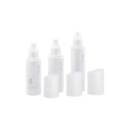 5.1oz/150ml 24-400 PET Cylinder Bottle with PP Fine Mist Sprayer and Flush Slanted Top ABS Overcap