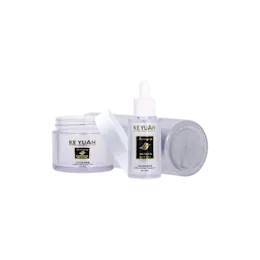 1.7oz/50ml 52-400 PET Straight Sided Jar with PP Sealing Disc and Flush ABS Screw Cap