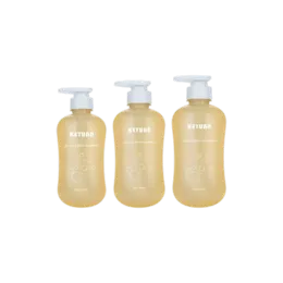 13.5oz/400ml 32-400 PET Round Bottle with Flat PP Lotion Pump