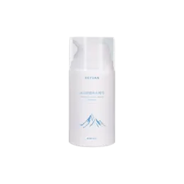 2.7oz/80ml PP Cylinder Airless Bottle with Curved Lotion Pump and Flush PP Overcap