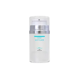 1.7oz/50ml 24-400 Methylstyrene Cylinder Airless Bottle with PP Lotion Pump and ABS Overcap