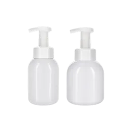 11.8oz/350ml 44-400 Round PET Foam Pump Bottle with PP Foaming Pump