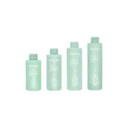 3.4oz/100ml 21-400 PET Cylinder Bottle with PP Fine Mist Sprayer and Flush PP Overcap