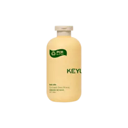 16.9oz/500ml 28-400 HDPE Round PCR Bottle with Flat PP Flip Top Cap