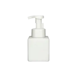 8.5oz/250ml 43-400 PET Square Foam Pump Bottle with PP Foamer Pump