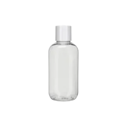 8.5oz/250ml 24-400 PET Round Bottle with Smooth Straight Sided PP Screw Cap