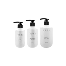 10.1oz/300ml 24-400 PET Round Bottom Bottle with Curved Lotion Pump