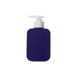 6.8oz/200ml 28-400 HDPE Flat Square Bottle with Flat Round PP Lotion Pump