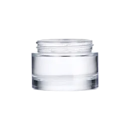 1.7oz/50ml 52-400 Clear Glass Straight-Sided Wide-Mouth Jar with Premium Heavy Base