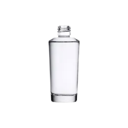 1.7oz/50ml 18-415 Clear Glass Tapered Round Cosmetic Bottle with Premium Heavy Base