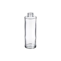 4.1oz/120ml 24-410 Clear Glass Slim Cylinder Bottle