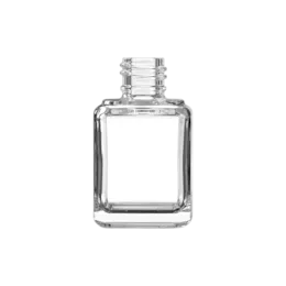 1.7oz/50ml 18-415 Clear Glass Square Cosmetic Bottle