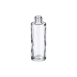 1.4oz/40ml 18-415 Clear Glass Slim Cylinder Cosmetic Bottle
