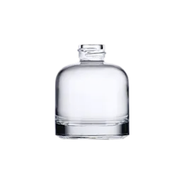 0.7oz/20ml 18-400 Clear Glass Round Perfume Bottle with Premium Heavy Base for Fine Fragrance & Colognes