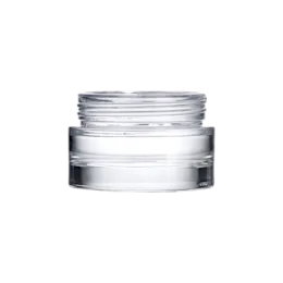 1oz/30ml 50-410 Clear Glass Jar with Premium Heavy Base
