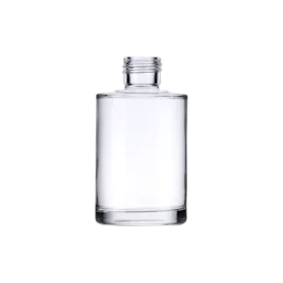 3.4oz/100ml 24-415 Clear Glass Cylinder Bottle