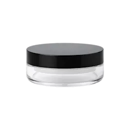 1oz /30ml PET Studio Loose Powder Jar with Flush PET Closure and PP Sifter