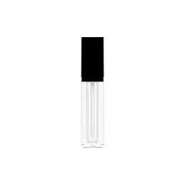 0.2oz / 5ml PET Square Eva Lip Gloss Tube with LDPE Wiper and The Gentle Applicator