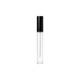 0.2oz / 6.5ml Glass Cylinder Beth Lip Gloss Tube with LDPE Wiper and The Refined Applicator