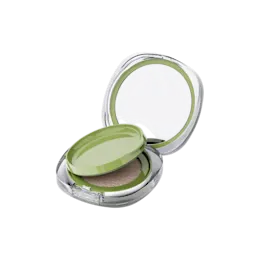 15g Refillable PETG & ABS Rounded Square Cushion Compact with Thick-Wall Deep-Look Clear Lid, Mirror & Anti-Swell Refill Inner Case