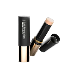 0.4oz/11g ABS Cylinder Twist-Up Foundation Stick with Airtight Seal & Aluminum Base