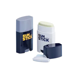 0.7oz/20g Hexagonal Oval PP Airtight Sunscreen Stick, Bottom Fill Design for Sunscreen, Travel-Size Deodorant & Balms
