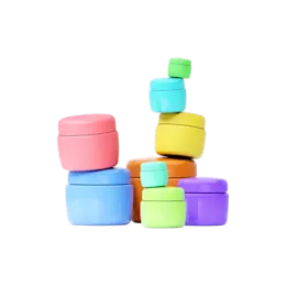 6.8oz/200ml Monomaterial PP Round Jar with Screw-On Lid