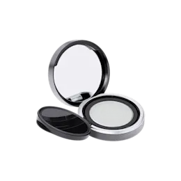 12g Refillable ABS Round Cushion Compact with Dual-Chamber Split Mesh Cushion System for Foundation, BB Cream, & CC Cream Duos