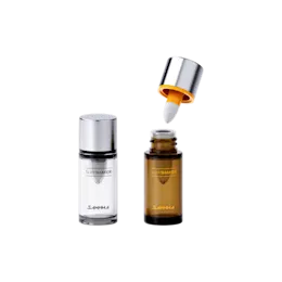 6g Round ABS Shaker Tint with PETG Transparent Formula Window, Chrome Collar & Precision Sponge Tip Applicator-in-Cap