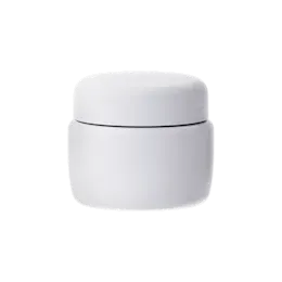 1.7oz/50ml Monomaterial PP Round Cosmetic Jar with Screw-On Lid