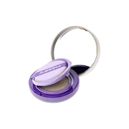 15g Refillable ABS Round Cushion Compact with Mirror, Push-Button Opening & Customizable Interchangeable Deco Plate