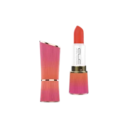 5g Aluminum Fluted Hourglass Lipstick with Slanted Asymmetric Cap