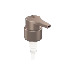 28-410 Ribbed PP Lotion Pump with Flat Head, 2cc Dosage