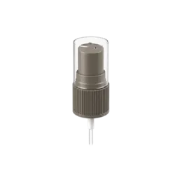 18-410 Ribbed PP Fine Mist Sprayer with Overcap, 0.1cc Dosage