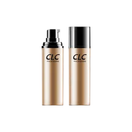 1oz / 30ml PP Airless Pump Bottle with Flush Overcap, 0.25cc Dosage