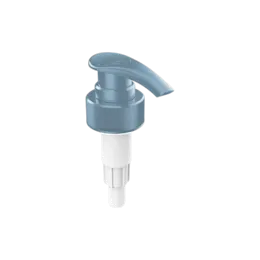 33-410 Ribbed PP Lotion Pump with Down Curve Head, 4cc Dosage