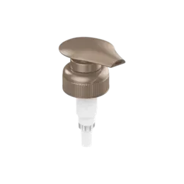 28-400 Ribbed PP Lotion Pump with Flat Head, 2cc Dosage