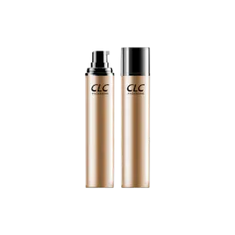 1.7oz / 50ml PP Slim Airless Pump Bottle with Flush Overcap, 0.25cc Dosage
